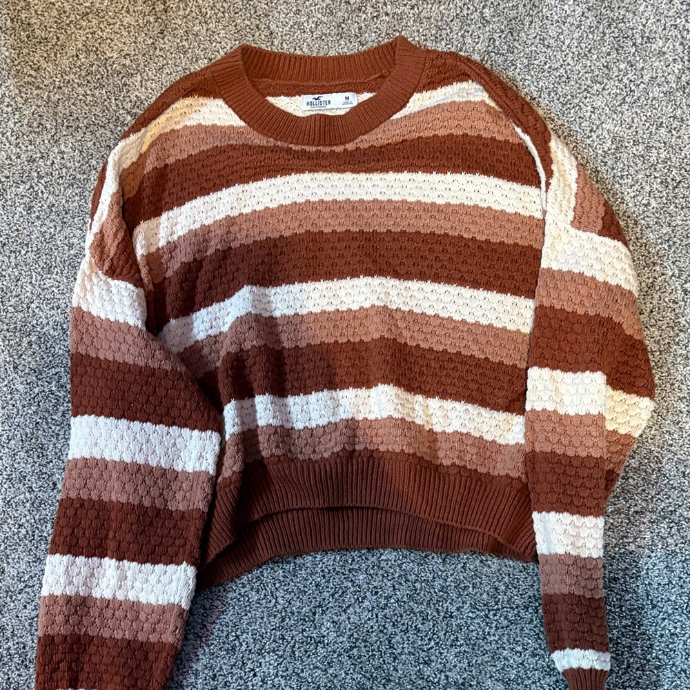 Hollister Multitone Striped Sweater